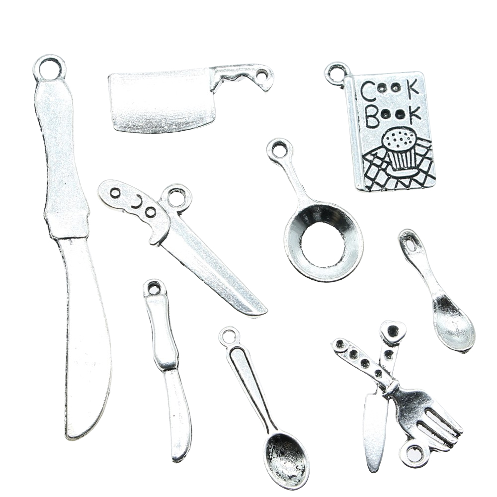 20pcs Kitchenware Charms Antiq - Vintage Collectible Spoons review and price