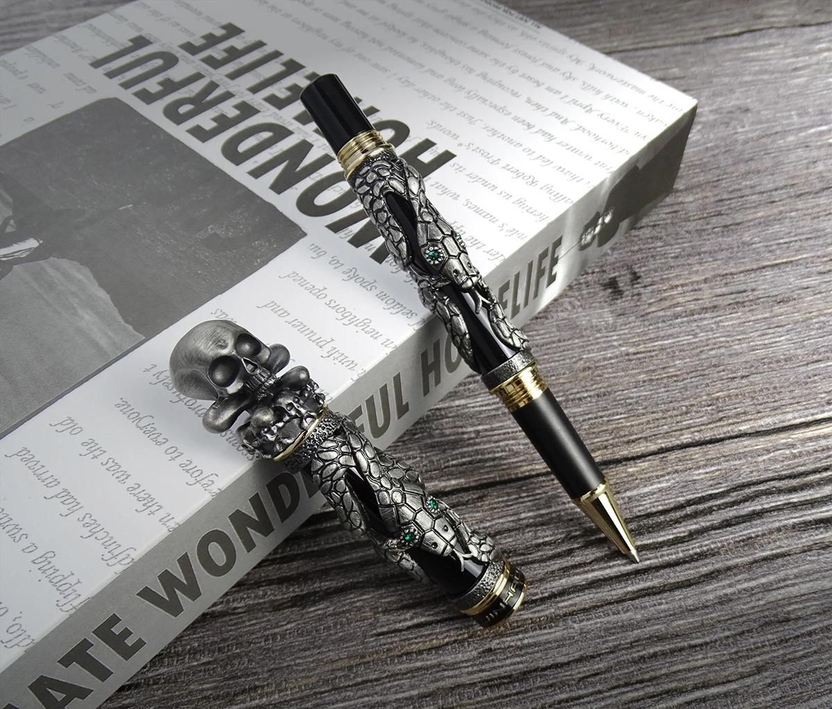 Jinhao Metal Vintage Rollerbal - Vintage Collectible Pens review and price