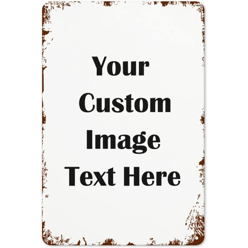 Custom Metal Tin Sign 1pc Pers - Vintage Collectible Plates review and price