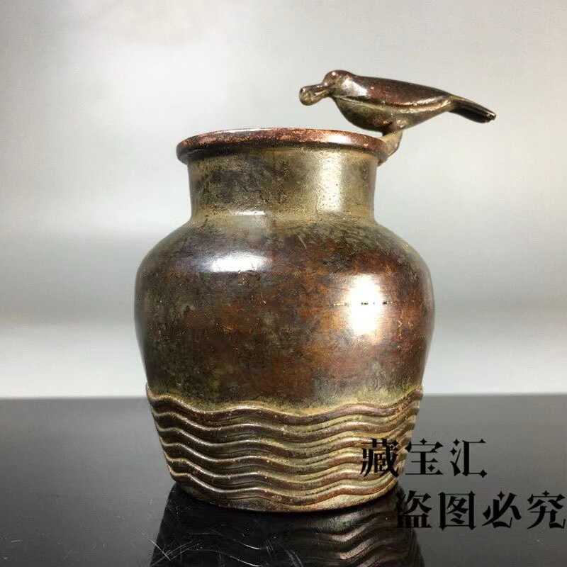 Vintage Collection Bronze Crow - Vintage Collectible Bottles review and price